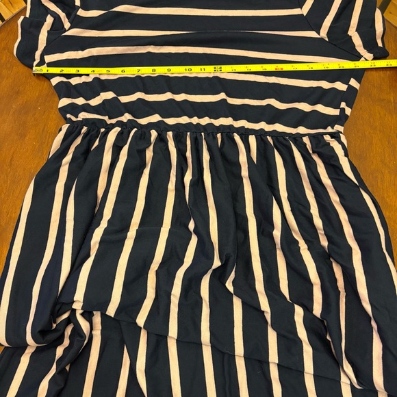 Amazon Nemidor Blue and Pink Stripe Maxi Dress 16 - Picture 9 of 9